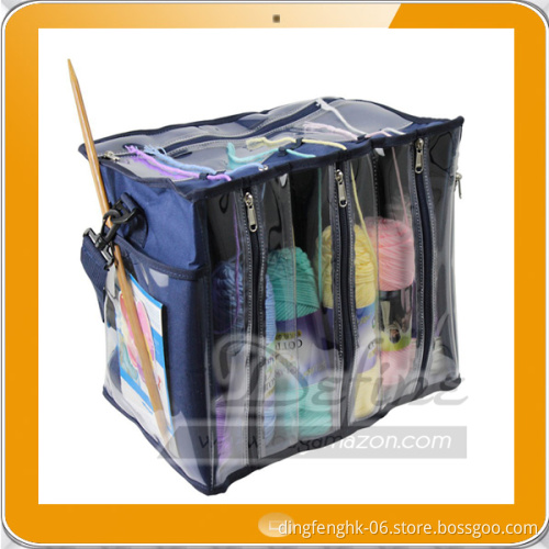 Portable Knitting Bag Yarn Storage Tote Organizer